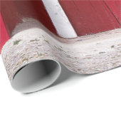 RED WOODEN DEUR CADEAUPAPIER (Rol Hoek)