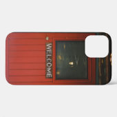 RED WOODEN GESLOTEN DEUR Case-Mate iPhone CASE (Achterkant (horizontaal))