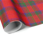 Red Wool Tartan Cadeaupapier (Rol Hoek)