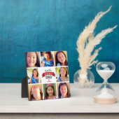 Red World's Greatest Dad Moderne 8-fotocollage Fotoplaat (Insitu)