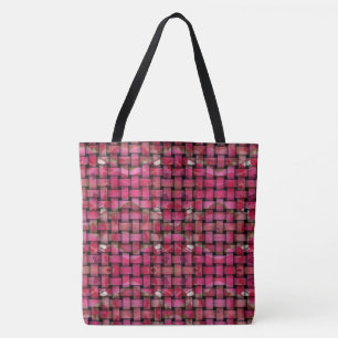 Red Woven Canvas tas