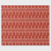 Red Wrapping Paper van Afrikaanse Arrow-modderontw Cadeaupapier (Vlak)