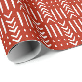 Red Wrapping Paper van Afrikaanse Arrow-modderontw Cadeaupapier (Rol Hoek)