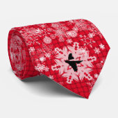 Red Xmas Stropdas 01 (Opgerold)