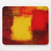 Red Yellow Abstract Muismat (Voorkant)