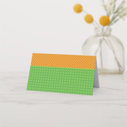 Red yellow and green Juneteenth flag pattern Klantenkaartje (Voorkant)