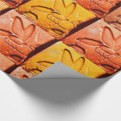 RED YELLOW ANTIEK EGYPTIAN HONEY BEEKEEPER CADEAUPAPIER (Hoek)