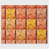 RED YELLOW ANTIEK EGYPTIAN HONEY BEEKEEPER CADEAUPAPIER (Vlak)