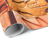 RED YELLOW ANTIEK EGYPTIAN HONEY BEEKEEPER CADEAUPAPIER (Rol Hoek)