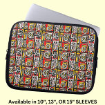 Red Yellow Black Abstract Afrikaanse tribaal Laptop Sleeve<br><div class="desc">Red Yellow Black Abstract Afrikaanse tribaal Geometric - zie meer geweldige design in mijn winkel.</div>