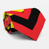 Red Yellow Black Stropdas (Opgerold)