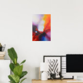 Red Yellow Blue Abstract Expressionisme schilderen Poster (Thuiskantoor)
