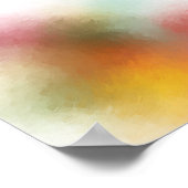 Red Yellow Blue Green Purple Pink Modern Abstract Poster (Hoek)