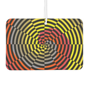 Red Yellow Blue Spiral van Kenneth Yoncich Luchtverfrisser