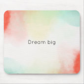 Red Yellow Blush Tie Dye Muismat (Voorkant)