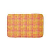 Red Yellow Checker Abstract Pattern Badmat (Voorkant)