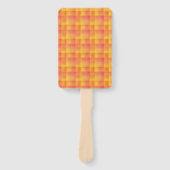 Red Yellow Checker Abstract Pattern Handwaaier (Voorkant)