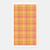 Red Yellow Checker Abstract Pattern Servet (Voorkant)