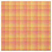 Red Yellow Checker Abstract Pattern Stof (Swatch)