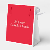 Red Yellow Fire and Dove Confirmation Bedankdoosjes (Achterkant)