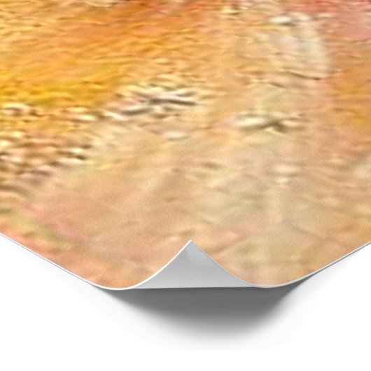 Red Yellow Green Blue Abstract schilderen Poster (Hoek)