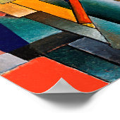 Red Yellow Green Blue White Grey Abstract Poster (Hoek)
