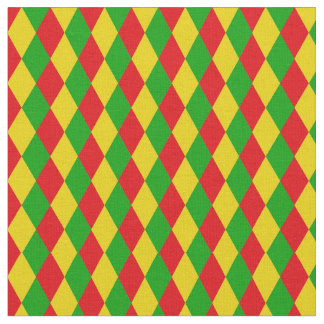Red Yellow Green Jamaican Rasta vlag gevatterd Stof