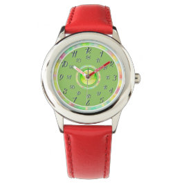 Red Yellow Green Watch Horloge