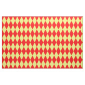 Red Yellow Harlequin Checkered Design Stof (Fat Quarter)