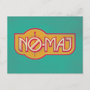 Red & Yellow NO-MAJ™-badge Briefkaart