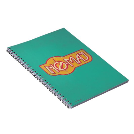 Red & Yellow NO-MAJ™-badge Notitieboek (Rechterzijde)