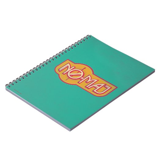 Red & Yellow NO-MAJ™-badge Notitieboek (Linkerzijde)