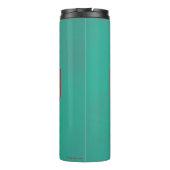 Red & Yellow NO-MAJ™-badge Thermosbeker (Achterkant)