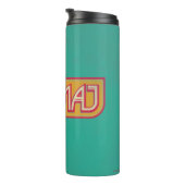 Red & Yellow NO-MAJ™-badge Thermosbeker (Geroteerd rechts)