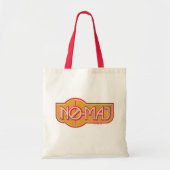 Red & Yellow NO-MAJ™-badge Tote Bag (Voorkant)