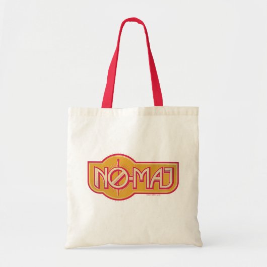 Red & Yellow NO-MAJ™-badge Tote Bag (Voorkant)