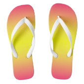 Red Yellow Ombre Teenslippers (Voetbed)