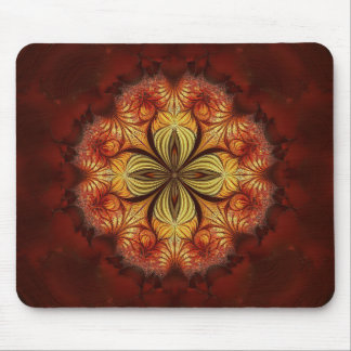 Red Yellow Orange Tan Fractal  Muismat