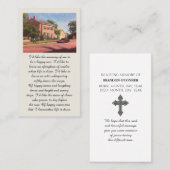 Red Yellow Pink Green Blue Sympathy Card Visitekaartje (Voorkant / Achterkant)