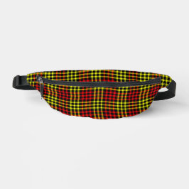 Red Yellow Plaid Checker Seamless Pattern Heuptasje
