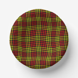 Red Yellow Plaid Checker Seamless Pattern Papieren Kommen