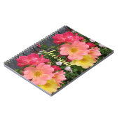Red Yellow Rose Flower Florence Rozen Journal Notitieboek (Linkerzijde)