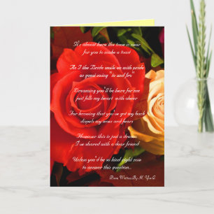 Red Yellow Rose "Will you be My Bridesmaid"