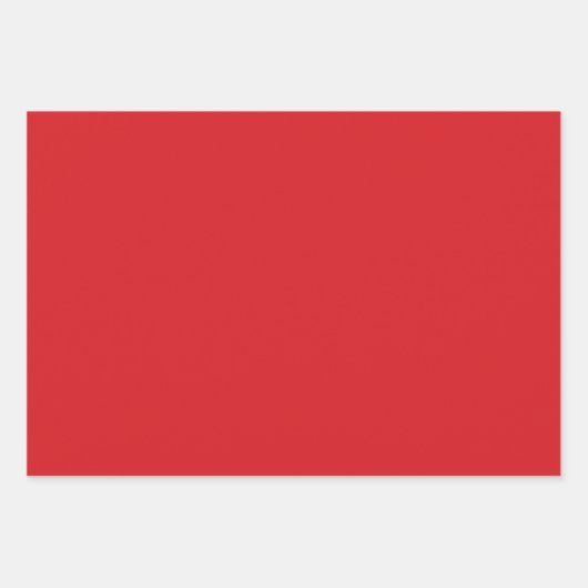 Red Yellow Star Flat Sheet Set of 3 Inpakpapier Vel (Voorkant 3)