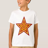 Red Yellow Star T-shirt (Voorkant)