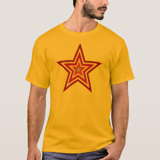 Red Yellow Star T-shirt