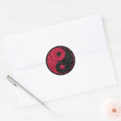 Red Yin Yang Sticker (Envelop)
