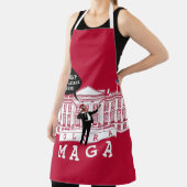 Red YO TRUMP kom terug | Ultra MAGA | Whitehouse Schort (Insitu)