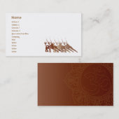 Red Yoga - Business Visitekaartje (Voorkant / Achterkant)