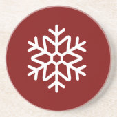 Red  zandsteen onderzetter (Voorkant)